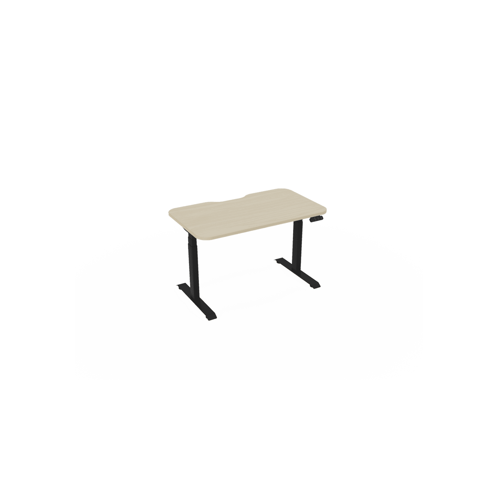 Haven Electric Standing Desk - Radius Top gallery detail image