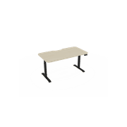 Haven Electric Standing Desk - Radius Top gallery detail image