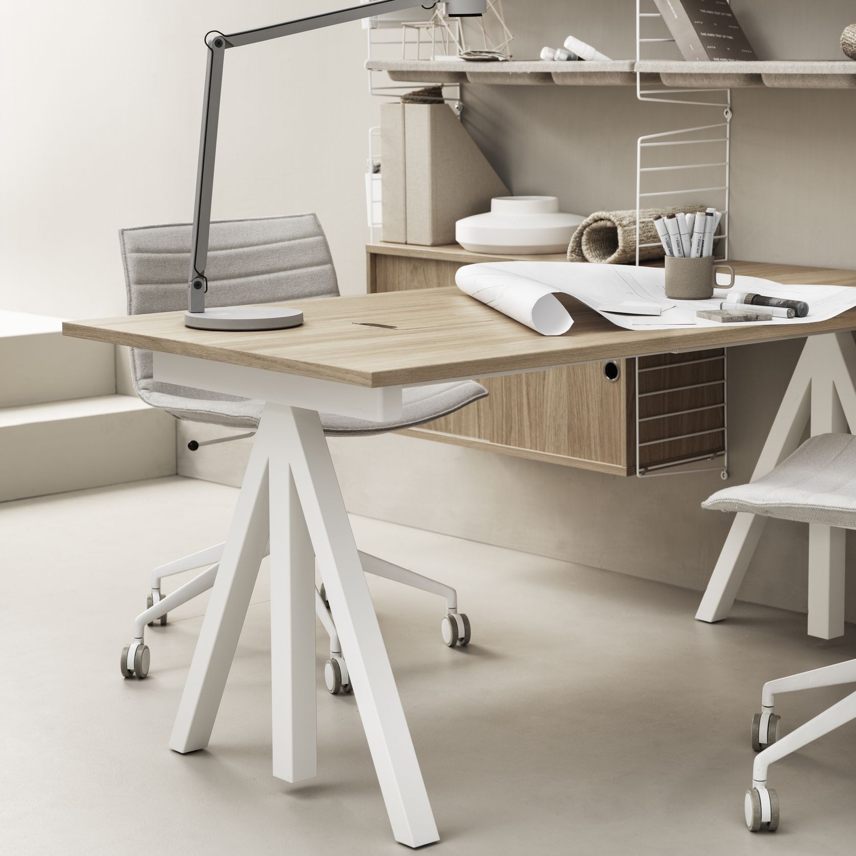 Height Adjustable Works Desk gallery detail image