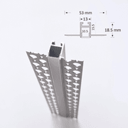 TL006 plaster-in trimless profile