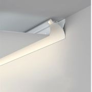 Trimless Cove Lighting LED Profile for Ceiling-Wall Transitions