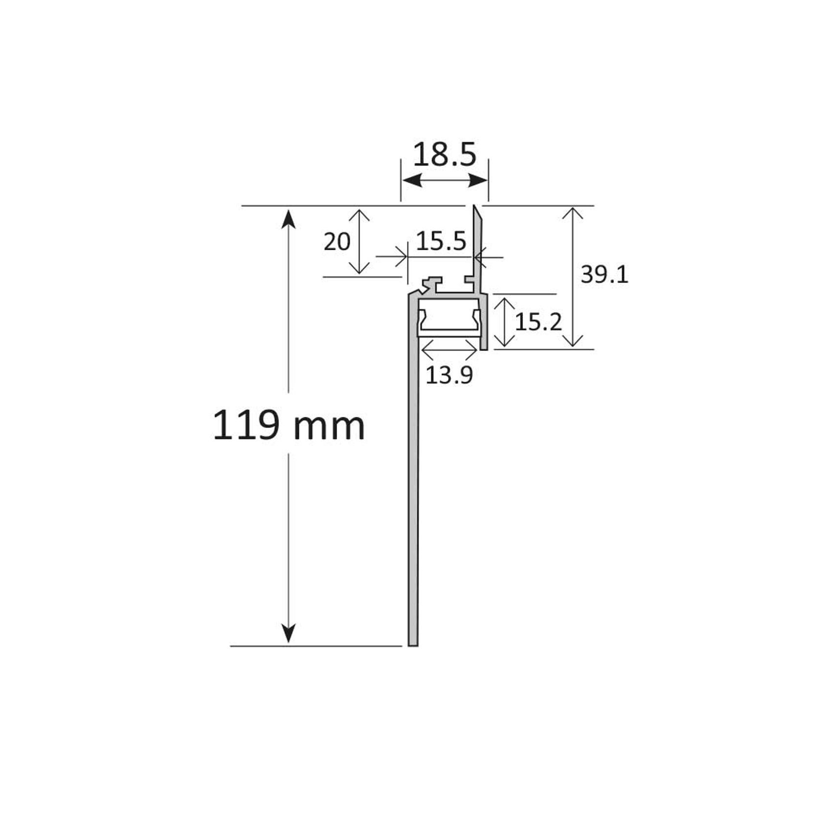 Plaster-in Trimless Profiles for Cove Lighting gallery detail image