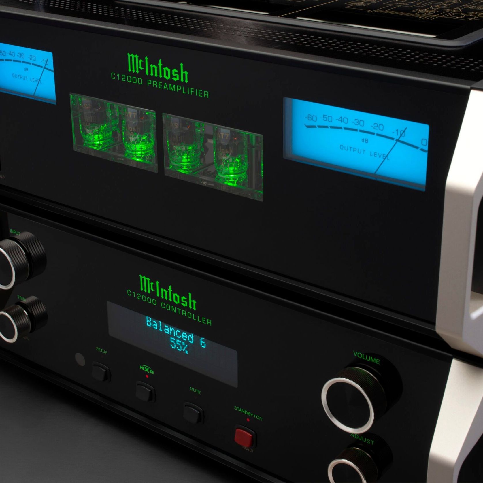 McIntosh C12000 2 Channel Solid State & Vacuum Tube Preamplifier gallery detail image
