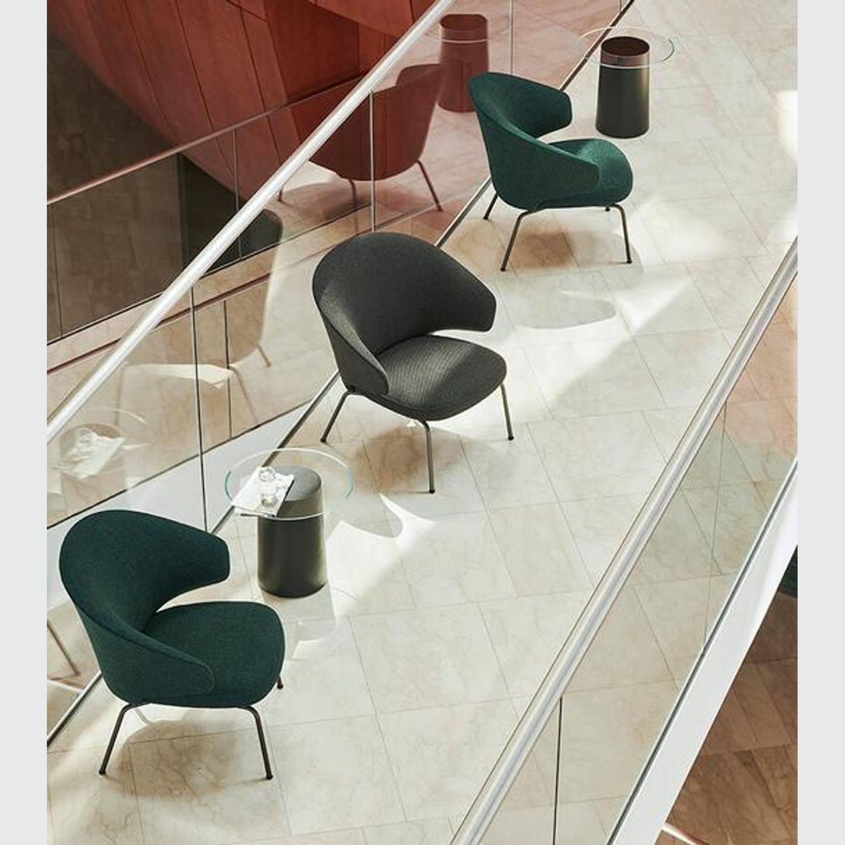 New Releases Let Lounge Chair Steel Legs by Fritz Hansen gallery detail image