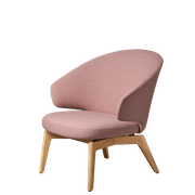 Let Lounge Chair Wooden Legs by Fritz Hansen gallery detail image