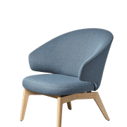 Let Lounge Chair Wooden Legs by Fritz Hansen gallery detail image
