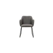 Folio Fabric Dining Chair - Charcoal gallery detail image