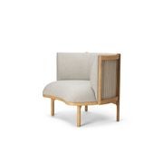 RF1904 Sideways Lounge Chair Oak Base gallery detail image