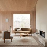 RF1904 Sideways Lounge Chair Walnut gallery detail image