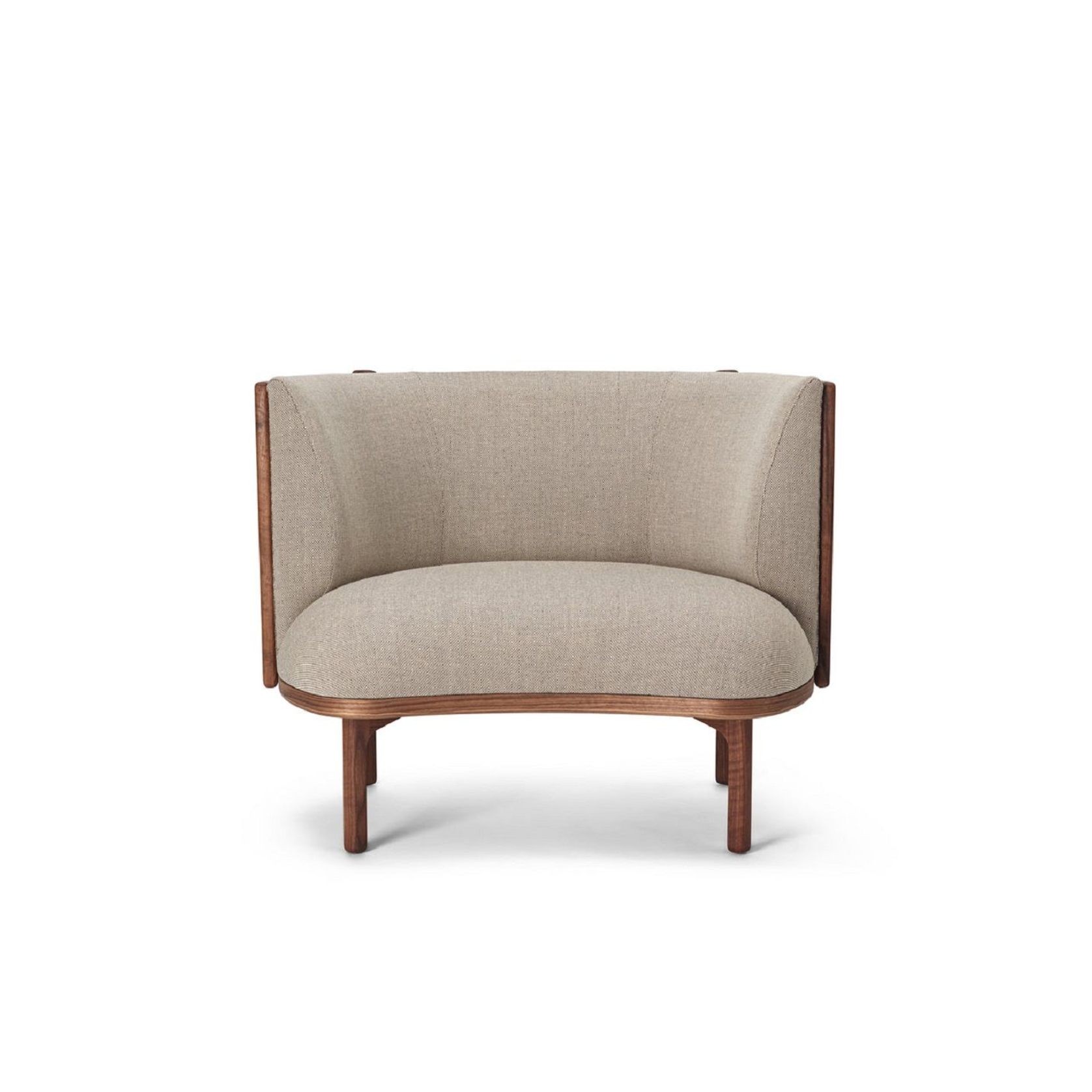 RF1904 Sideways Lounge Chair Walnut gallery detail image