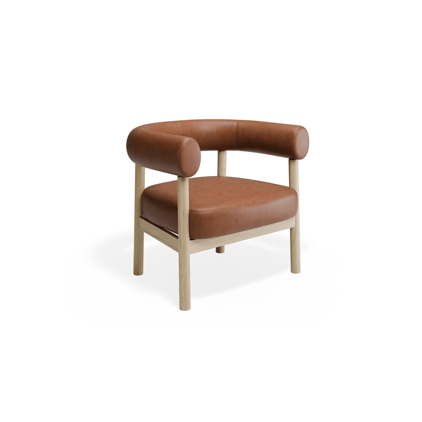 Marlowe Occasional Chair - Natural Oak Legs gallery detail image