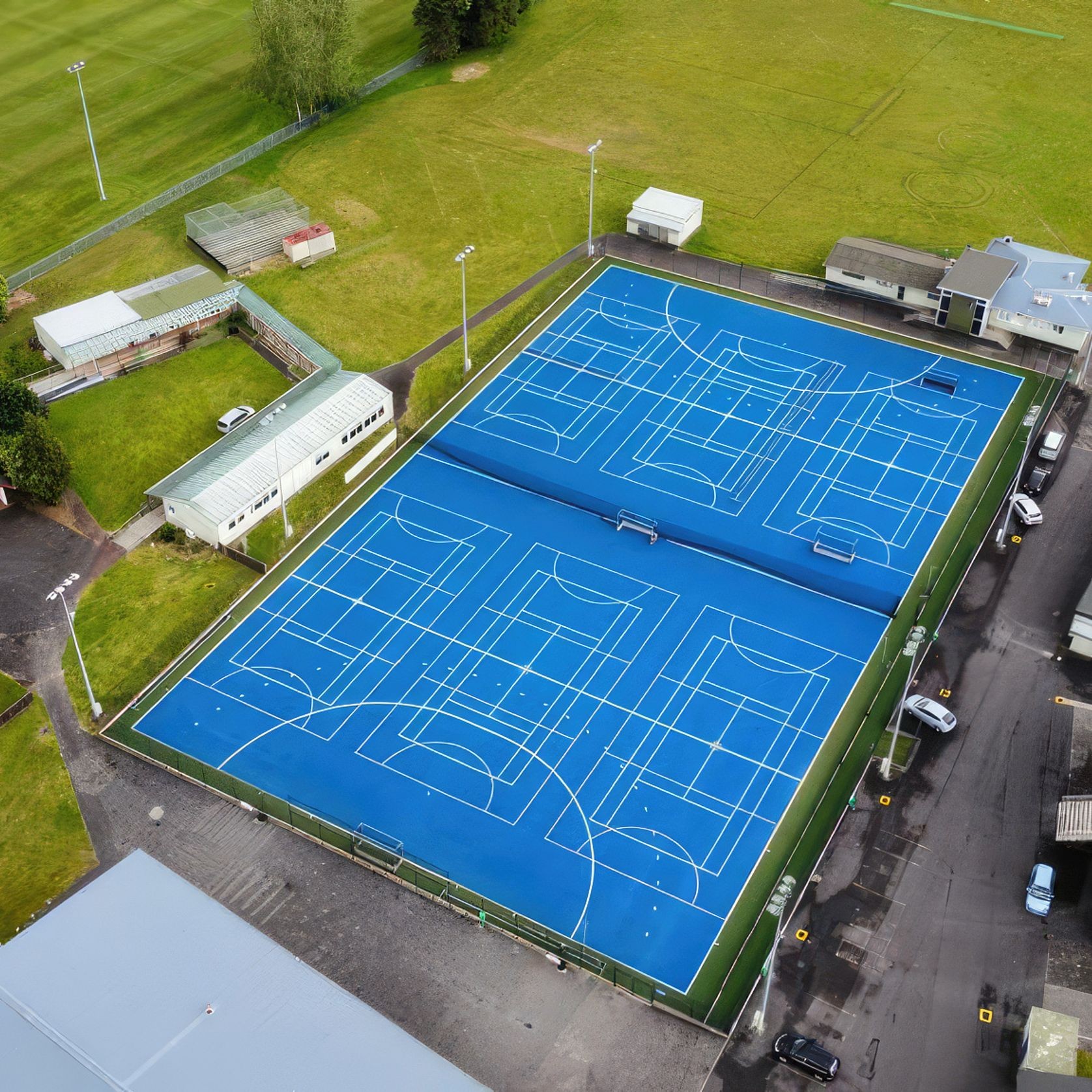 School Artificial Sport Surfaces Multisport ECO HT gallery detail image