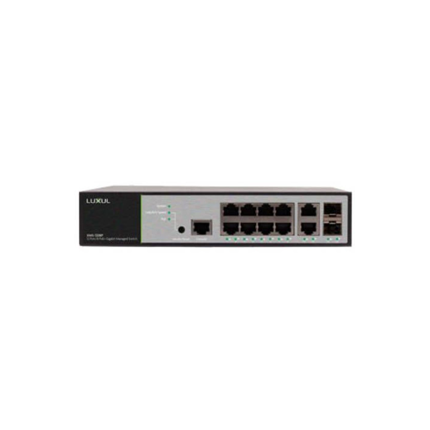 Luxul Port 8 Front Facing Rackmount Switch gallery detail image