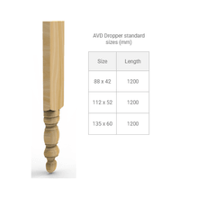 AV2d Turned Dropper Fretwork End Bracket gallery detail image