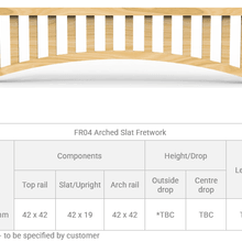 FR04 Arched Slat Exterior Fretwork gallery detail image