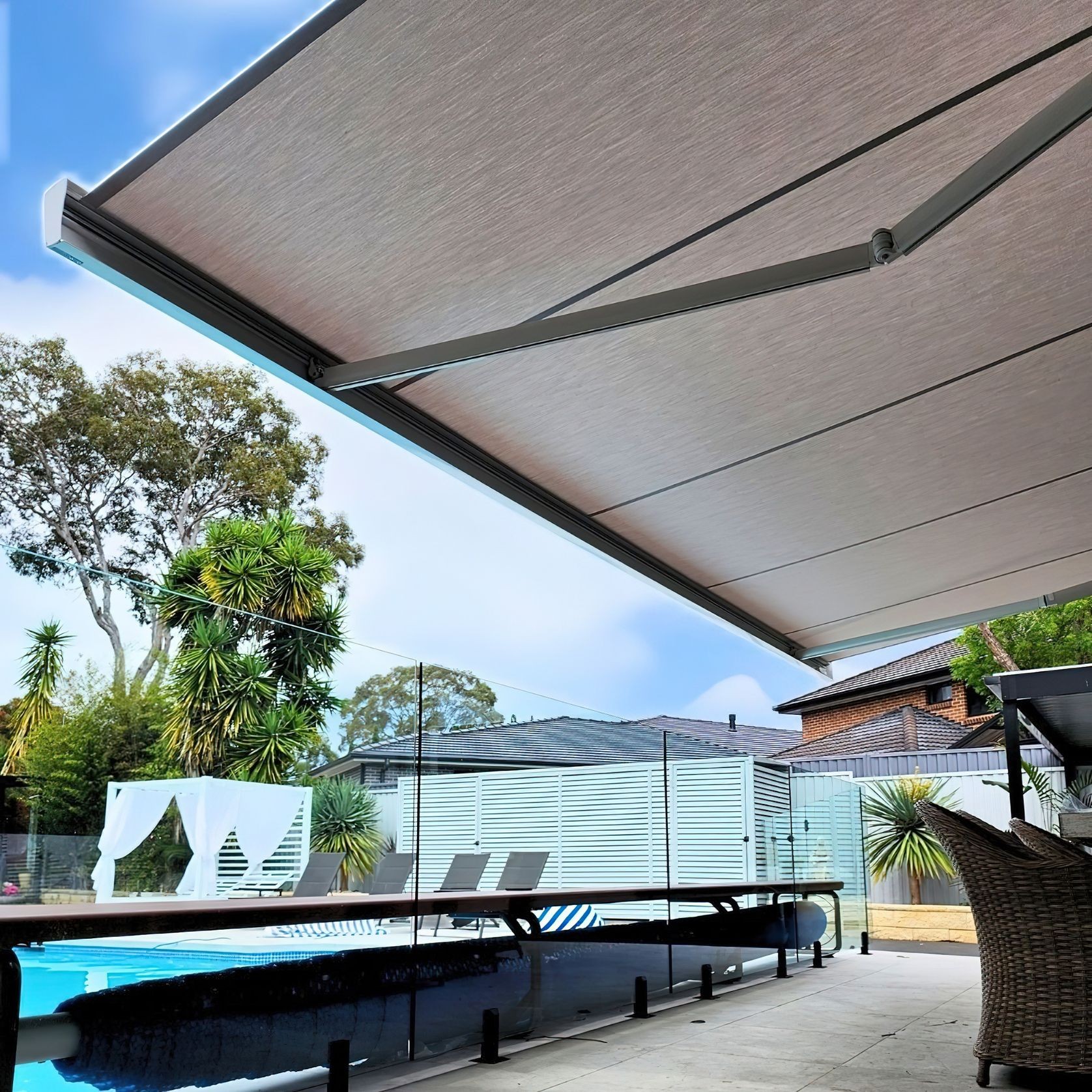 Cubebox Full Cassette Folding Arm Awnings gallery detail image