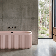 DORIA Back-to-Wall Bath with Faucet gallery detail image