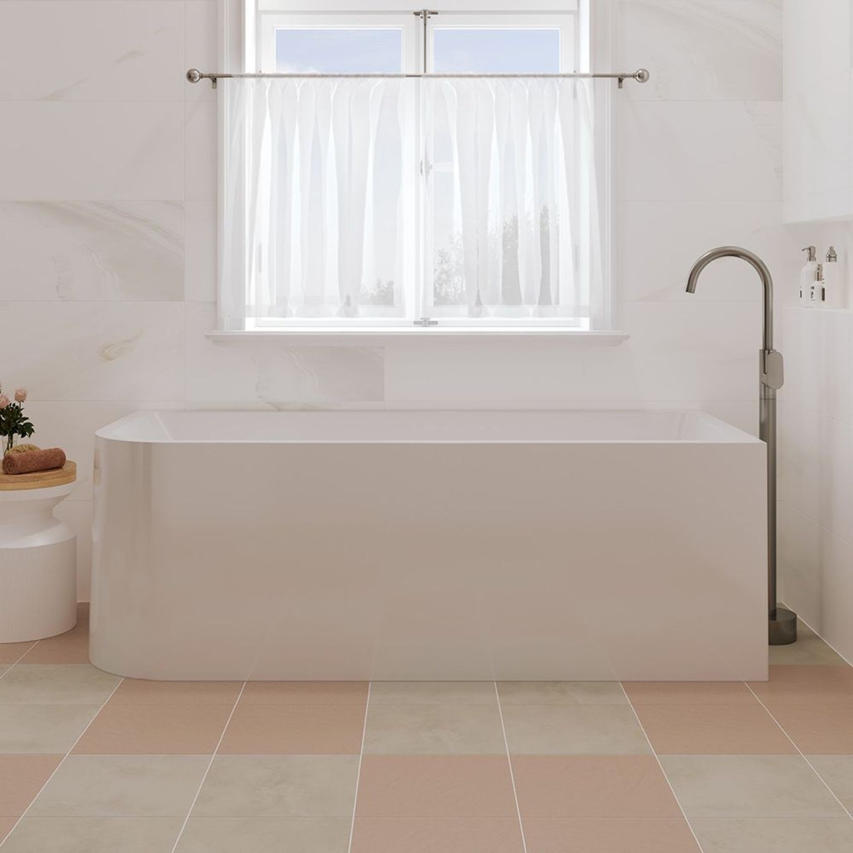 Hustle MultiFit Acrylic Bath with Overflow ArchiPro AU