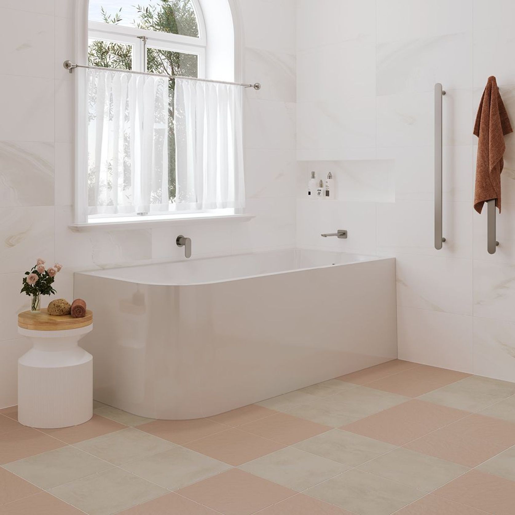 Hustle MultiFit Acrylic Bath with Overflow ArchiPro AU