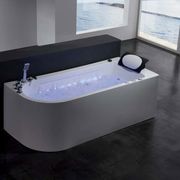 Unika Corner Left Back To Wall W/Overflow Bath Tub gallery detail image