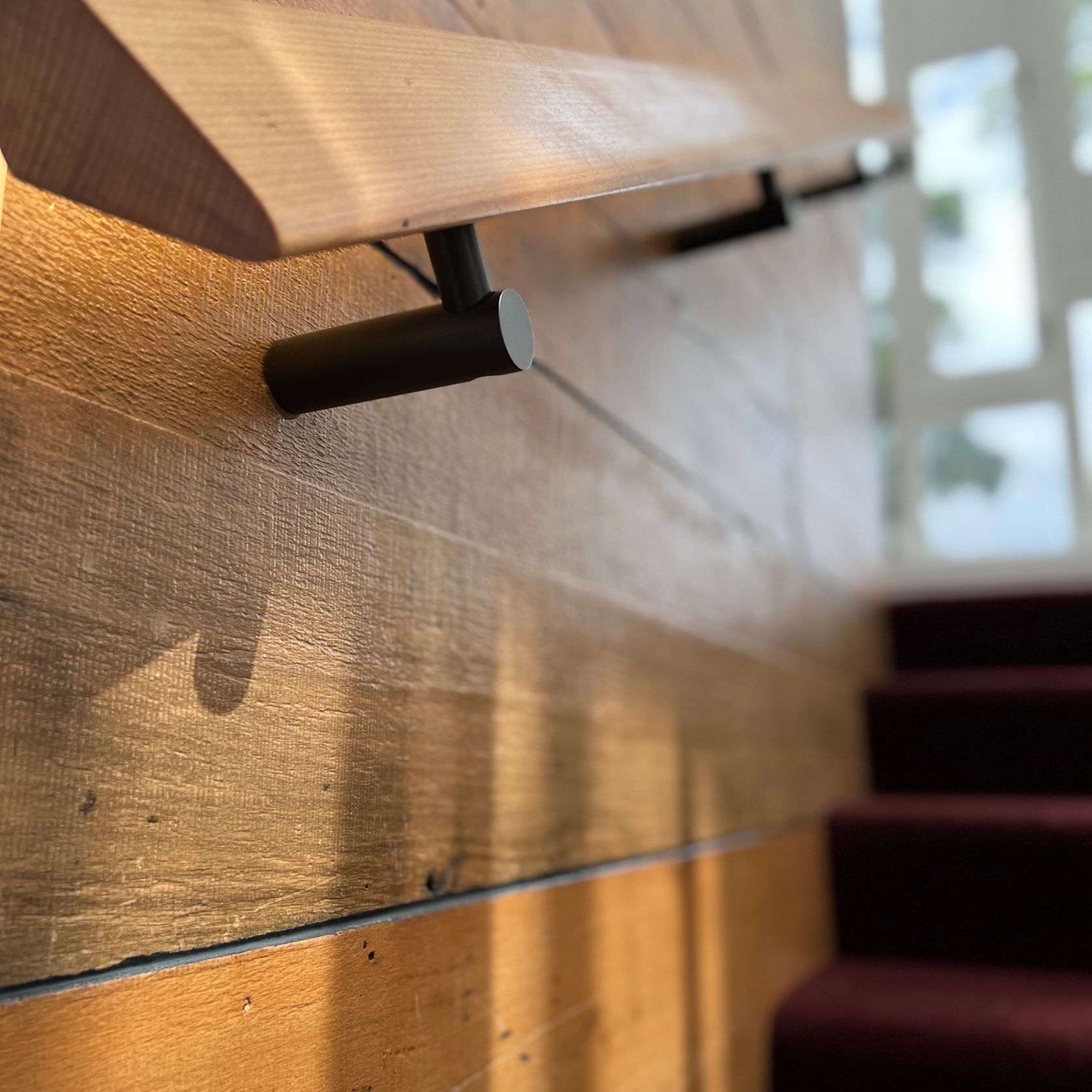 HB525 Stair Rail Bracket with Wiring Capability for Handrails gallery detail image