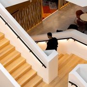 HB525 Stair Rail Bracket with Wiring Capability for Handrails gallery detail image