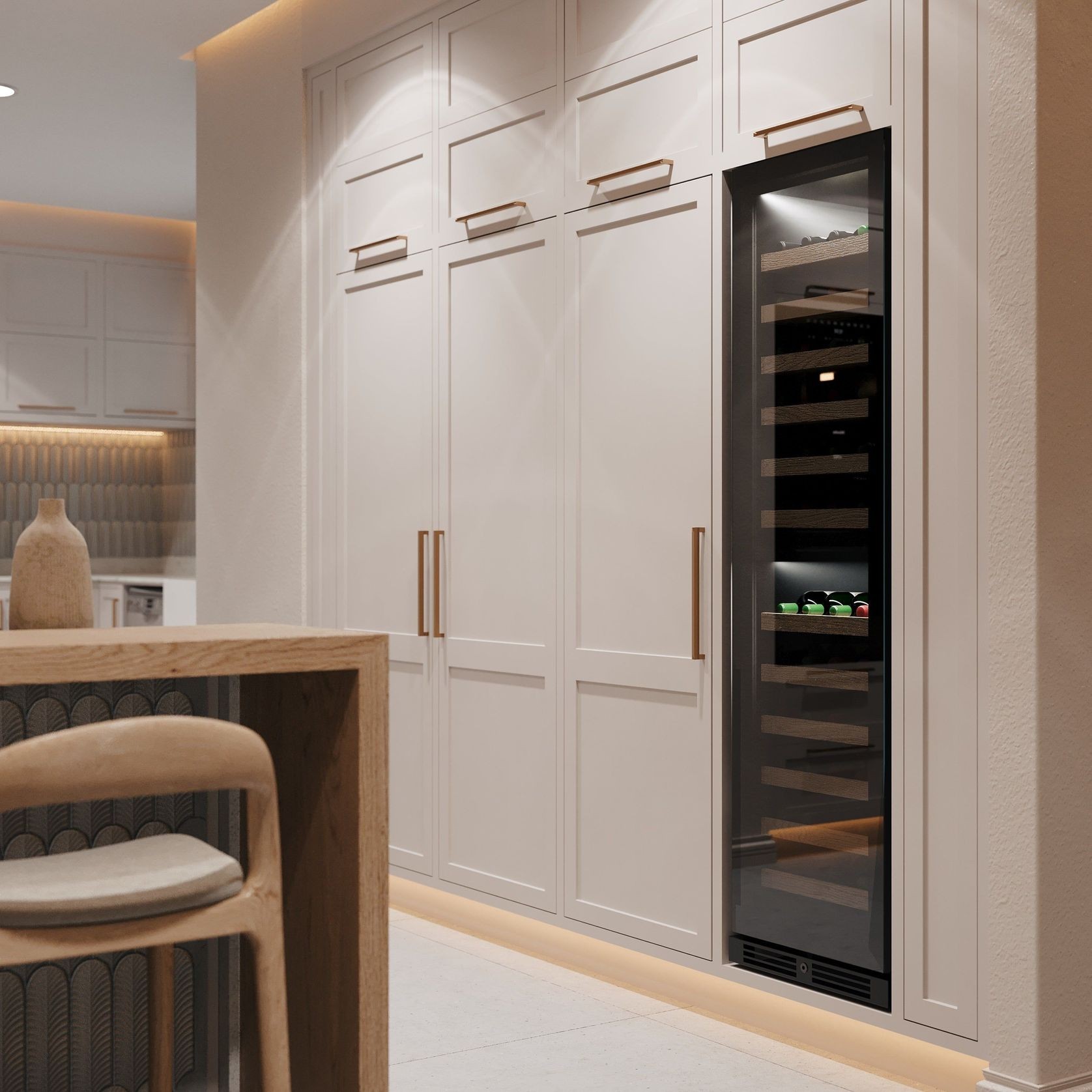 Atelier Solo - 1775mm High Sleek Beverage Refrigerator gallery detail image