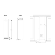 Atelier Fusion - 1775mm High Sleek Wine and Beverage gallery detail image