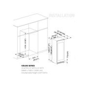 1200mm High Upright Wine and Beverage Fridge - 3 Zones gallery detail image