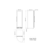 425 Litre Upright Low-E Glass Door Bar Refrigerator gallery detail image