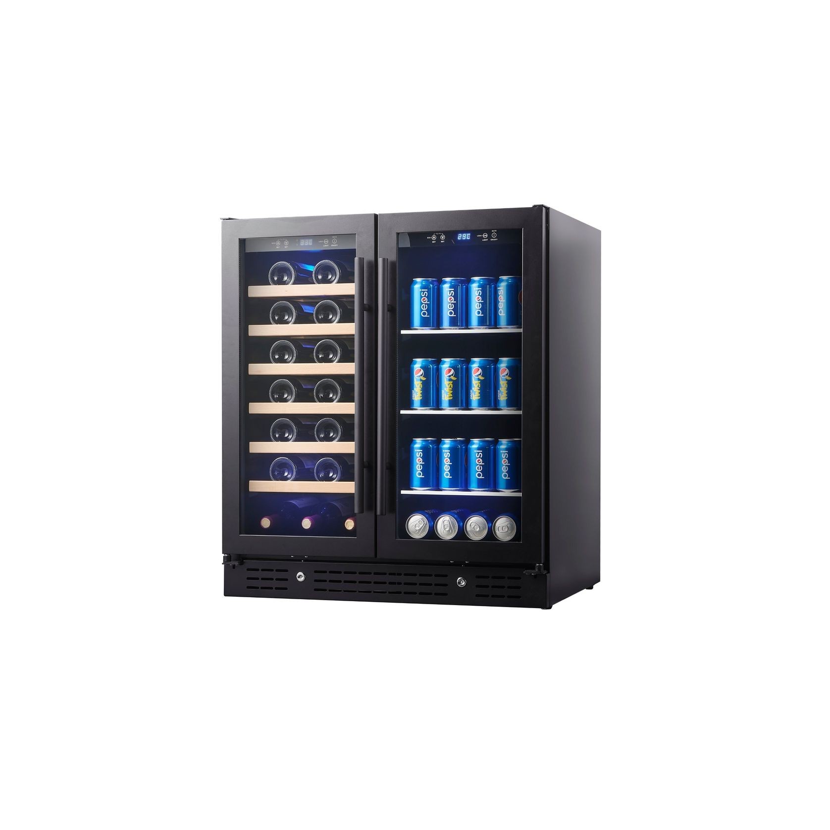 750mm Wide Under bench Low-E Glass Door Wine and Beer gallery detail image