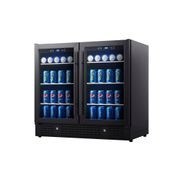 900mm Wide Under Bench Dual Zone Beverage Fridge gallery detail image