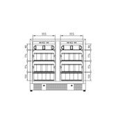 900mm Wide Under Bench Dual Zone Beverage Fridge gallery detail image