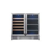 900mm Wide Under Bench Low-E Glass Door Wine and Beer gallery detail image