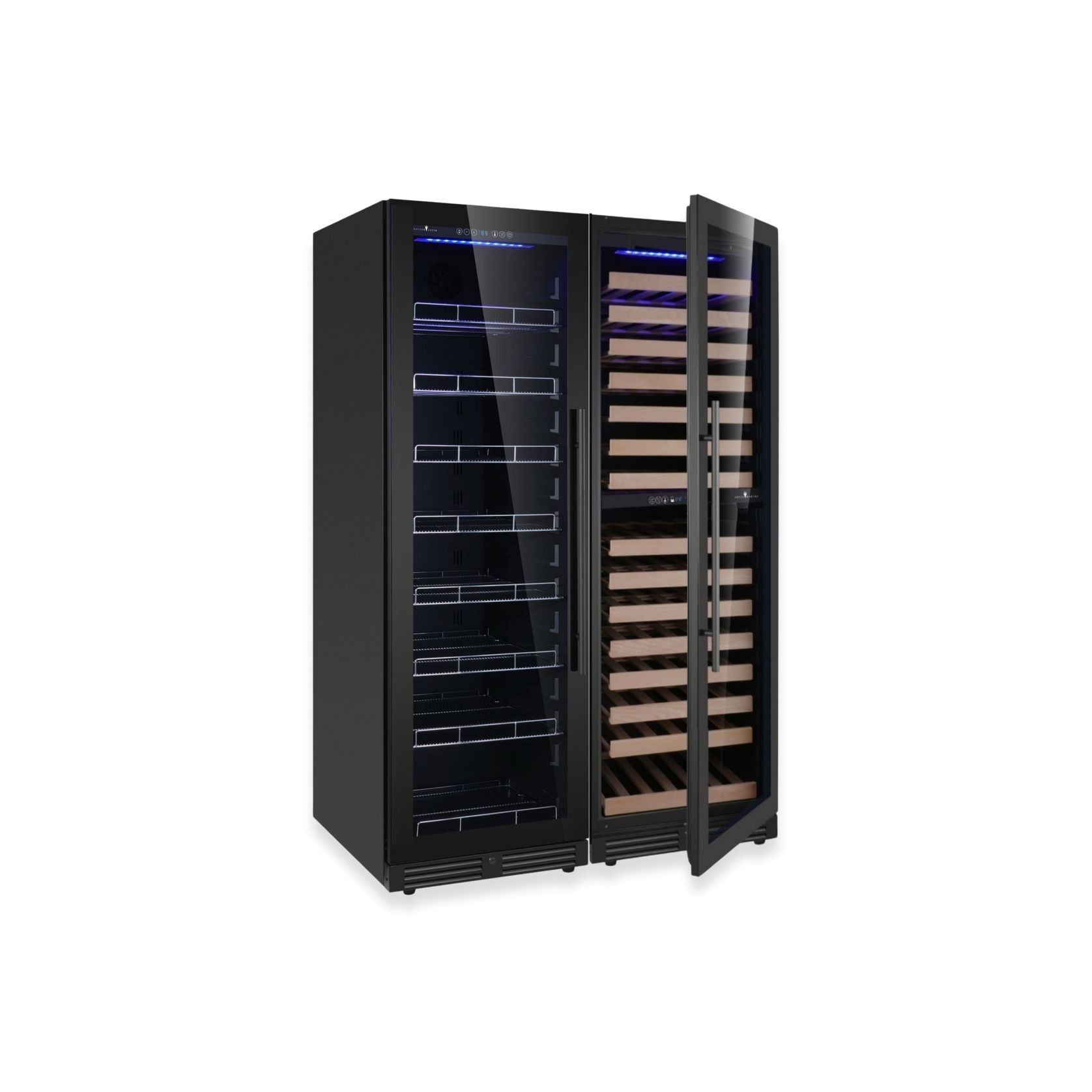 1800mm High Upright Wine & Beverage Fridge - 3 Zones gallery detail image