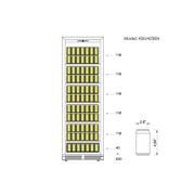 1800mm High Upright Wine & Beverage Refrigerator Combo gallery detail image