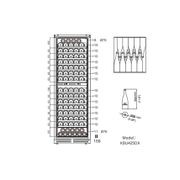 1800mm High Upright Wine & Beverage Fridge - 3 Zones gallery detail image