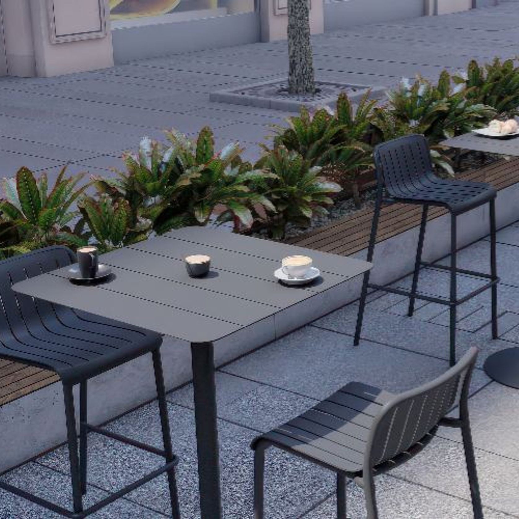 Roku Outdoor High Bar Table gallery detail image