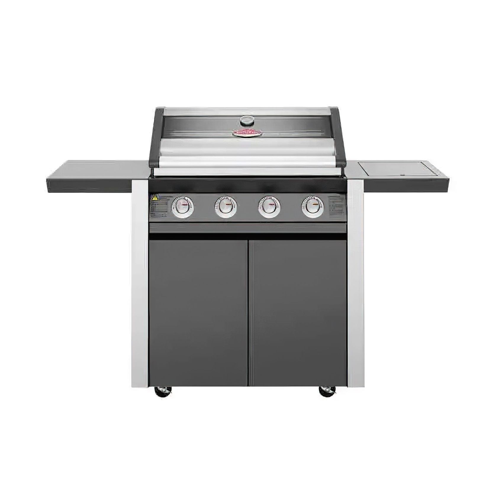BeefEater 1600 Series Dark BBQ & Trolley with Side Burner gallery detail image