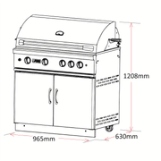 Grandfire Classic - 38″ Gas BBQ gallery detail image