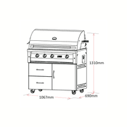 Grandfire Deluxe - 42″ Gas BBQ gallery detail image