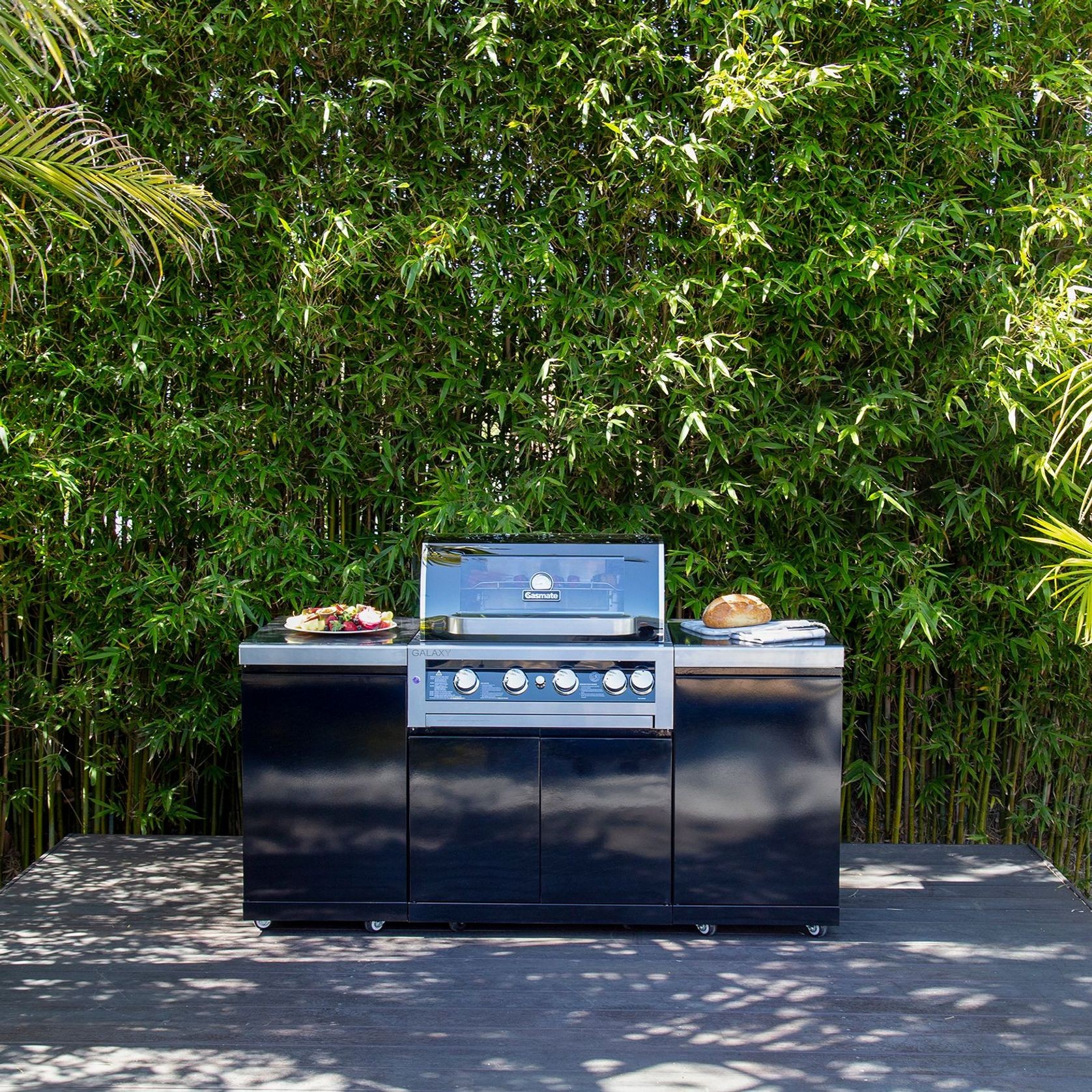 Gasmate Galaxy Black 4 Burner Outdoor Kitchen ArchiPro AU