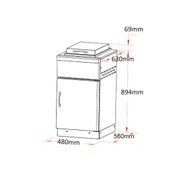 Single Side Burner Module | Classic Series gallery detail image