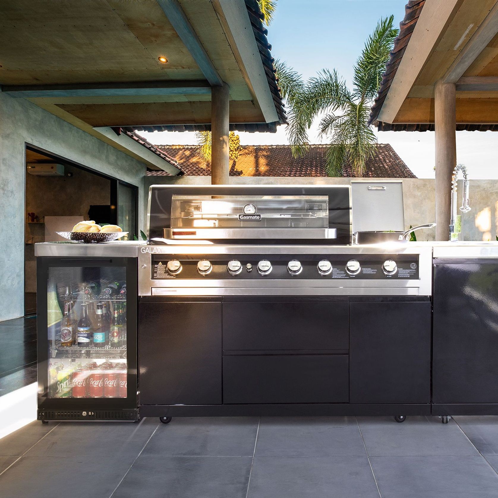 Gasmate Galaxy Black Outdoor Kitchen Package 1 gallery detail image