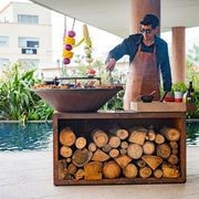 OFYR Island Corten 100 | Outdoor Cooking Unit gallery detail image