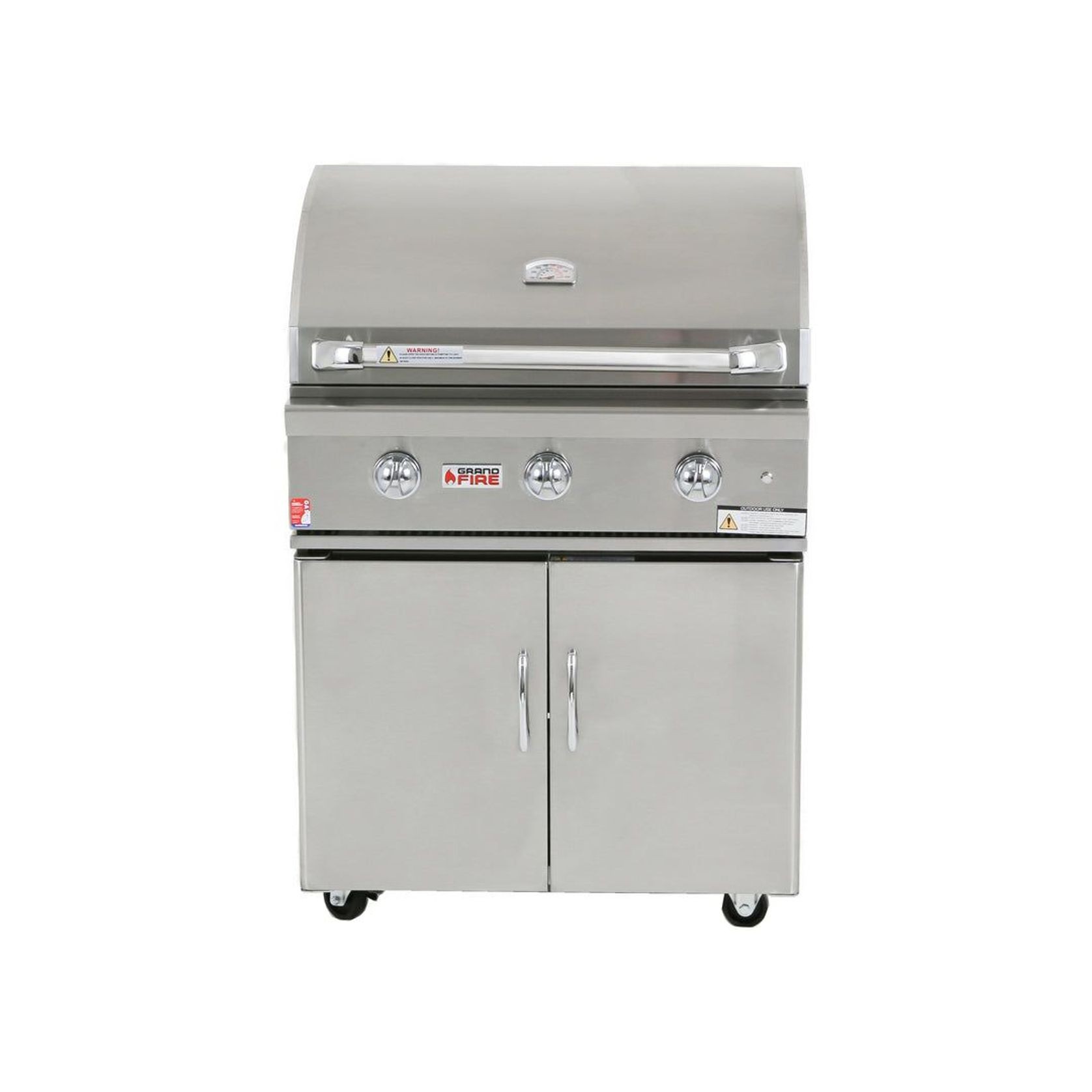 Grandfire Silverline - 32″ Gas BBQ gallery detail image
