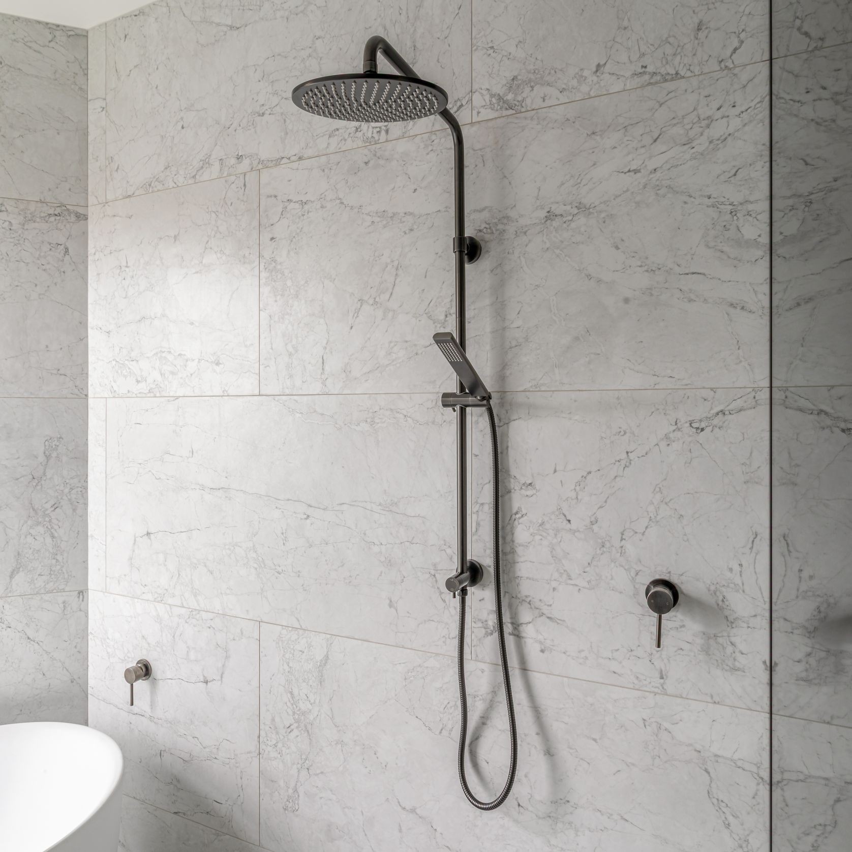 Elysian - Minimal Mixer - Brushed Gunmetal gallery detail image