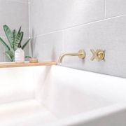 Cross | Progressive Single Mixer | Brushed Brass gallery detail image