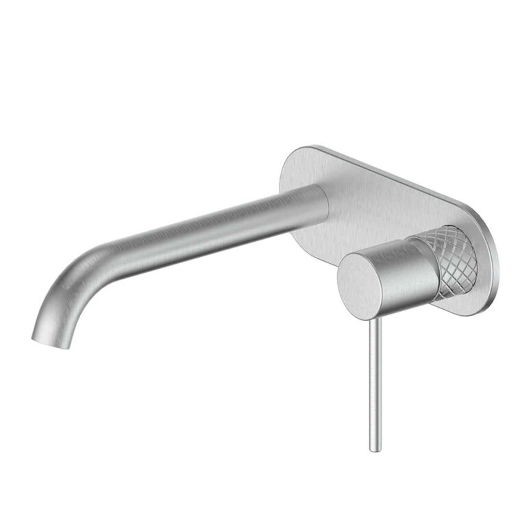 Textura Wall Basin Mixer W/ Plate gallery detail image