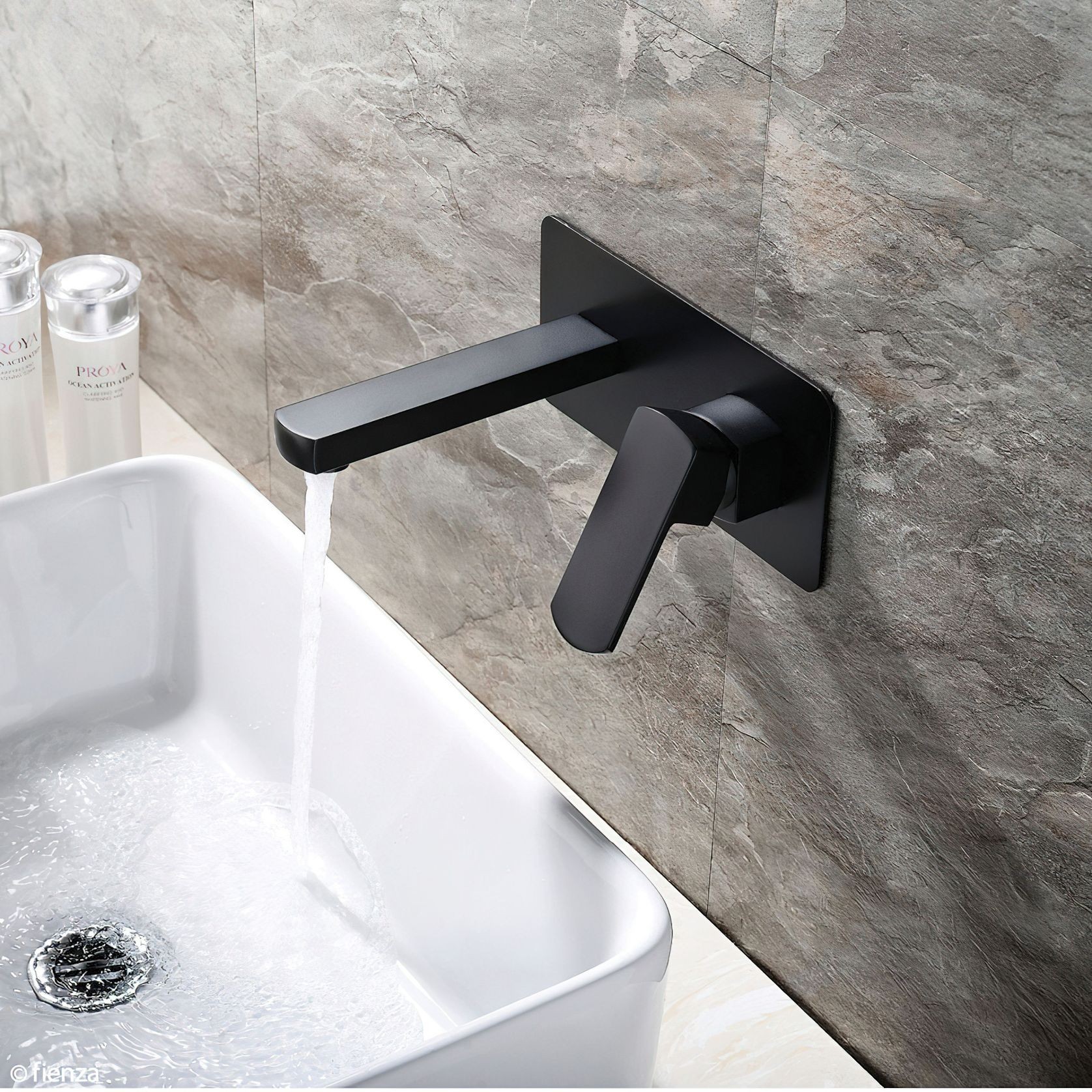 Koko Wall Mixer with Spout, Matte Black ArchiPro AU